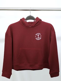 Universe Boardshop JUNIOR CROP HOODY CLASSIC ANCRE