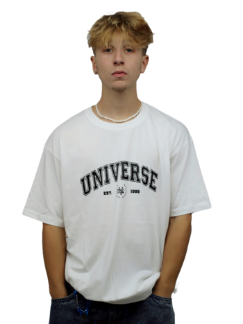 Universe Boardshop UNIVERSITY T-SHIRT WHITE