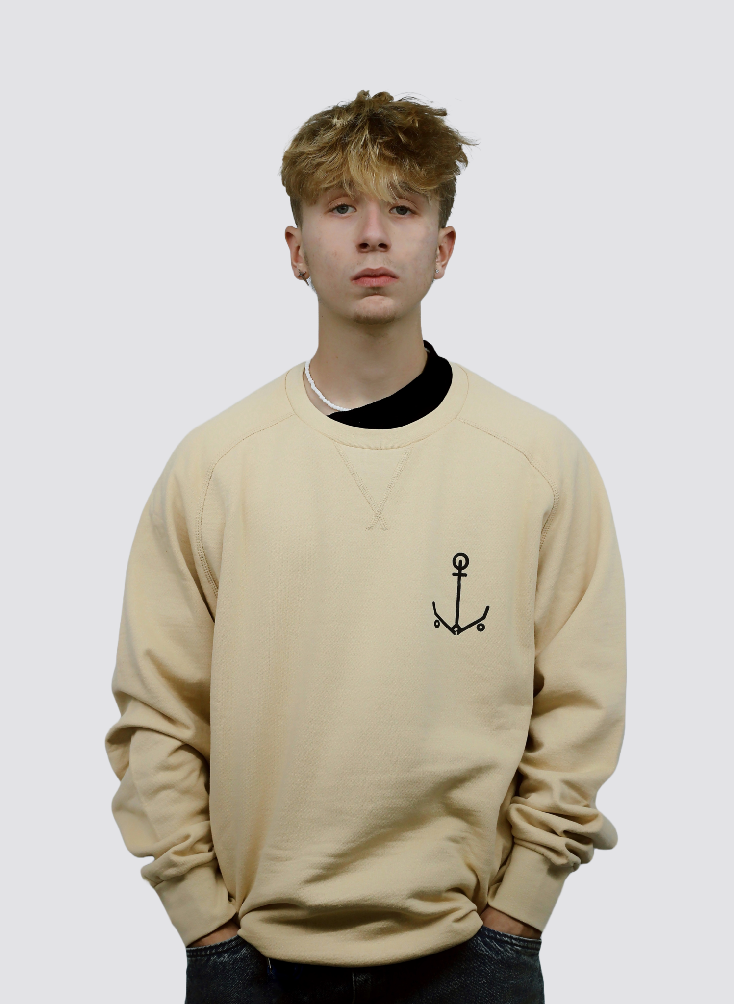 Universe Boardshop NAVAJO CREWNECK BEIGE