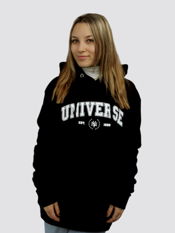 Universe Boardshop UNIVERSITY PULLOVER BLACK