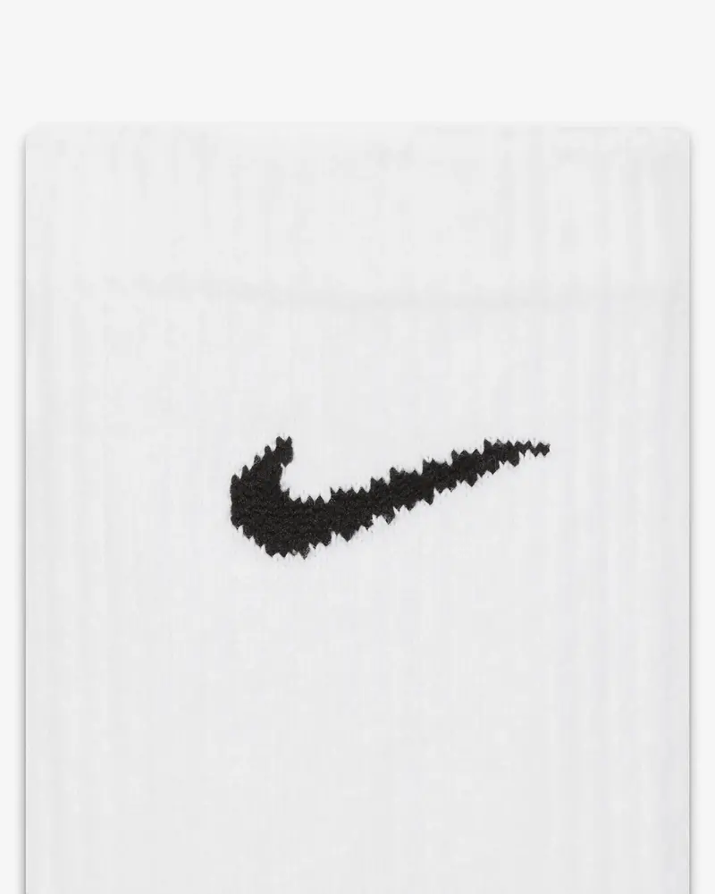 Nike EVERYDAY PLUS CUSHIONED CREW SOCKS WHITE/BLACK