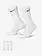 Nike EVERYDAY PLUS CUSHIONED CREW SOCKS WHITE/BLACK
