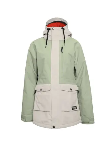 Airblaster FEMMES STAY WILD PARKA MATCHA BONE
