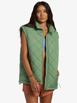 Billabong WOMEN TRANSPORT PUFFER JACKET CLOUD FOREST