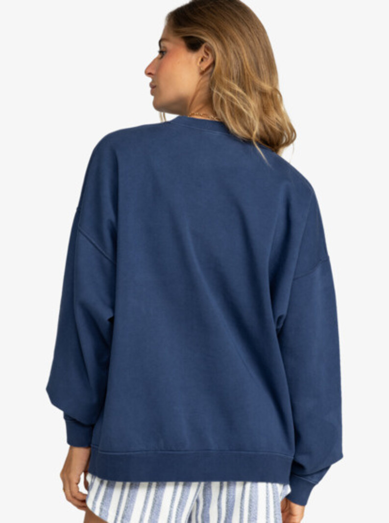 Roxy FEMMES LINEUP OVERSIZED CREW G NAVAL ACADEMY