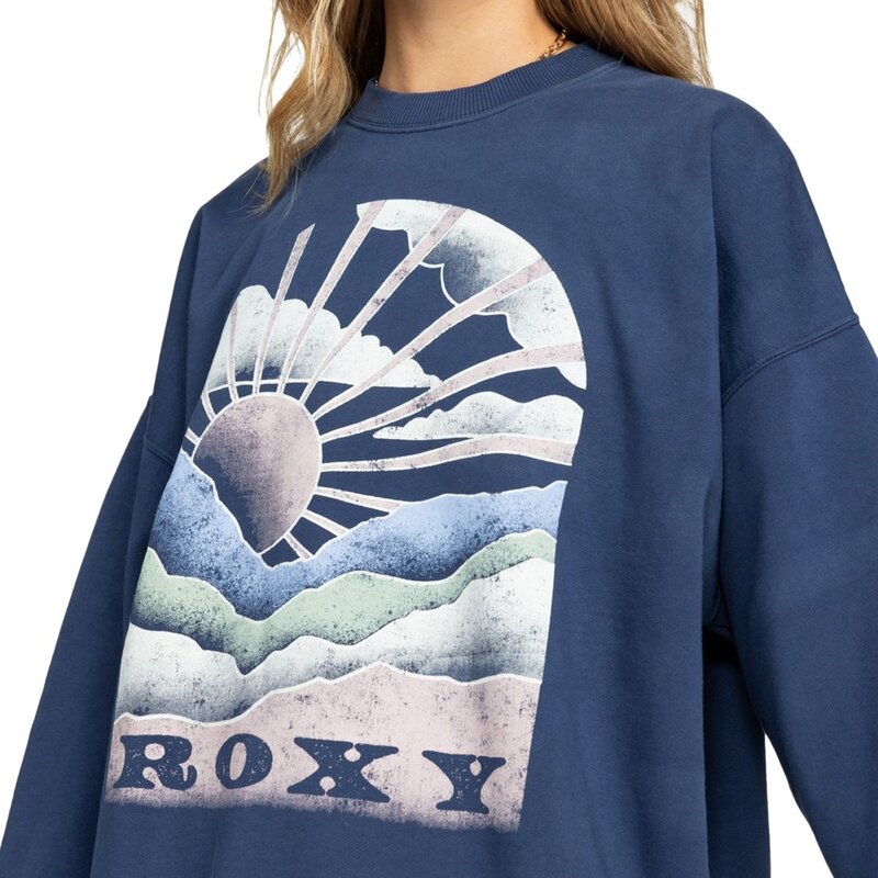 Roxy FEMMES LINEUP OVERSIZED CREW G NAVAL ACADEMY