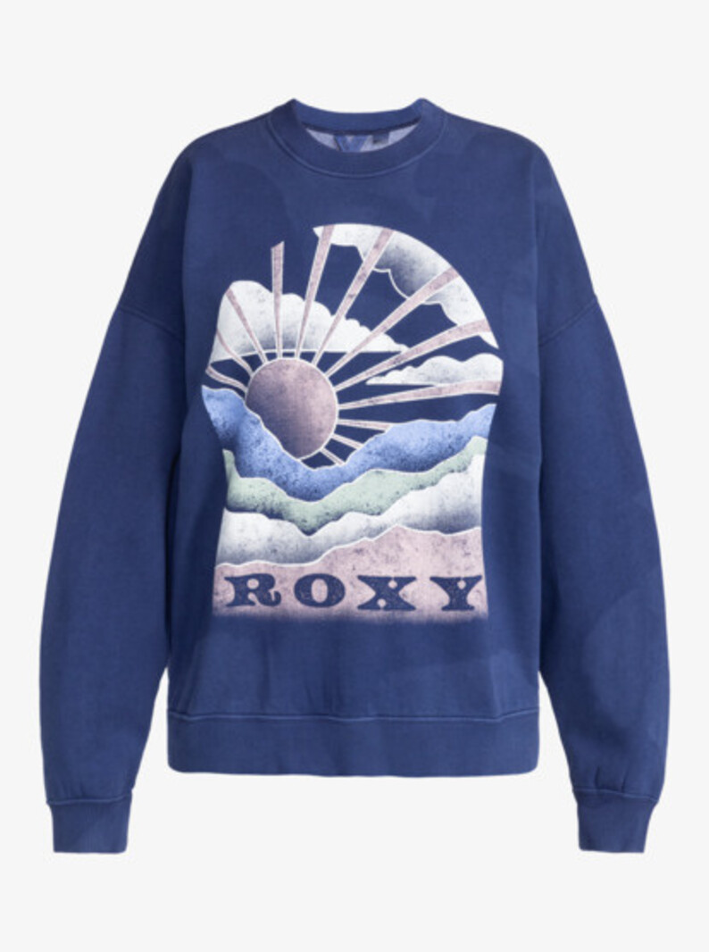 Roxy FEMMES LINEUP OVERSIZED CREW G NAVAL ACADEMY