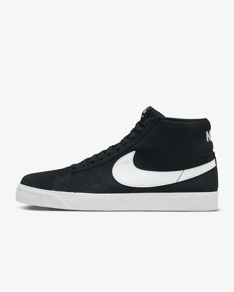 Nike SB HOMMES ZOOM BLAZER MID BLACK WHITE