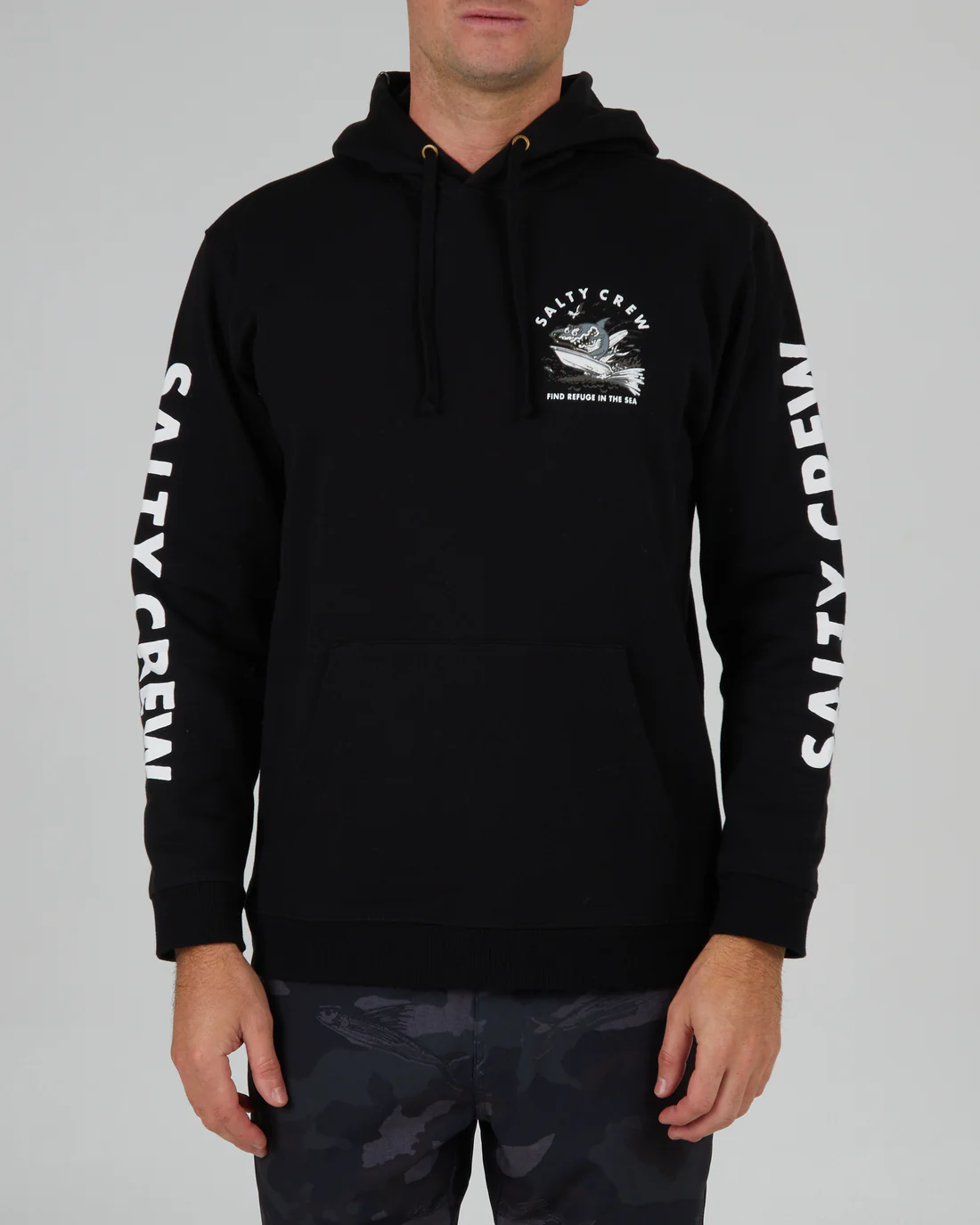 Salty crew HOT ROD SHARK HOODIE BLACK