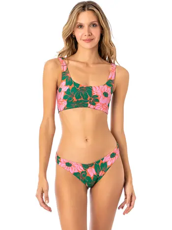 Maaji Swimwear FEMME FLORAL STAMP BIKINI BOTTOM