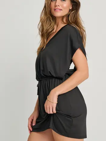 Everyday FEMME COVER UP TUNIC BLACK