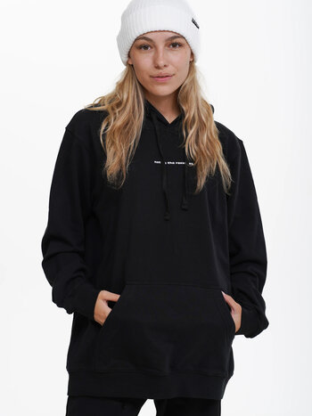 Notice the reckless FEMME BROKEN BONES HOODIE BLACK