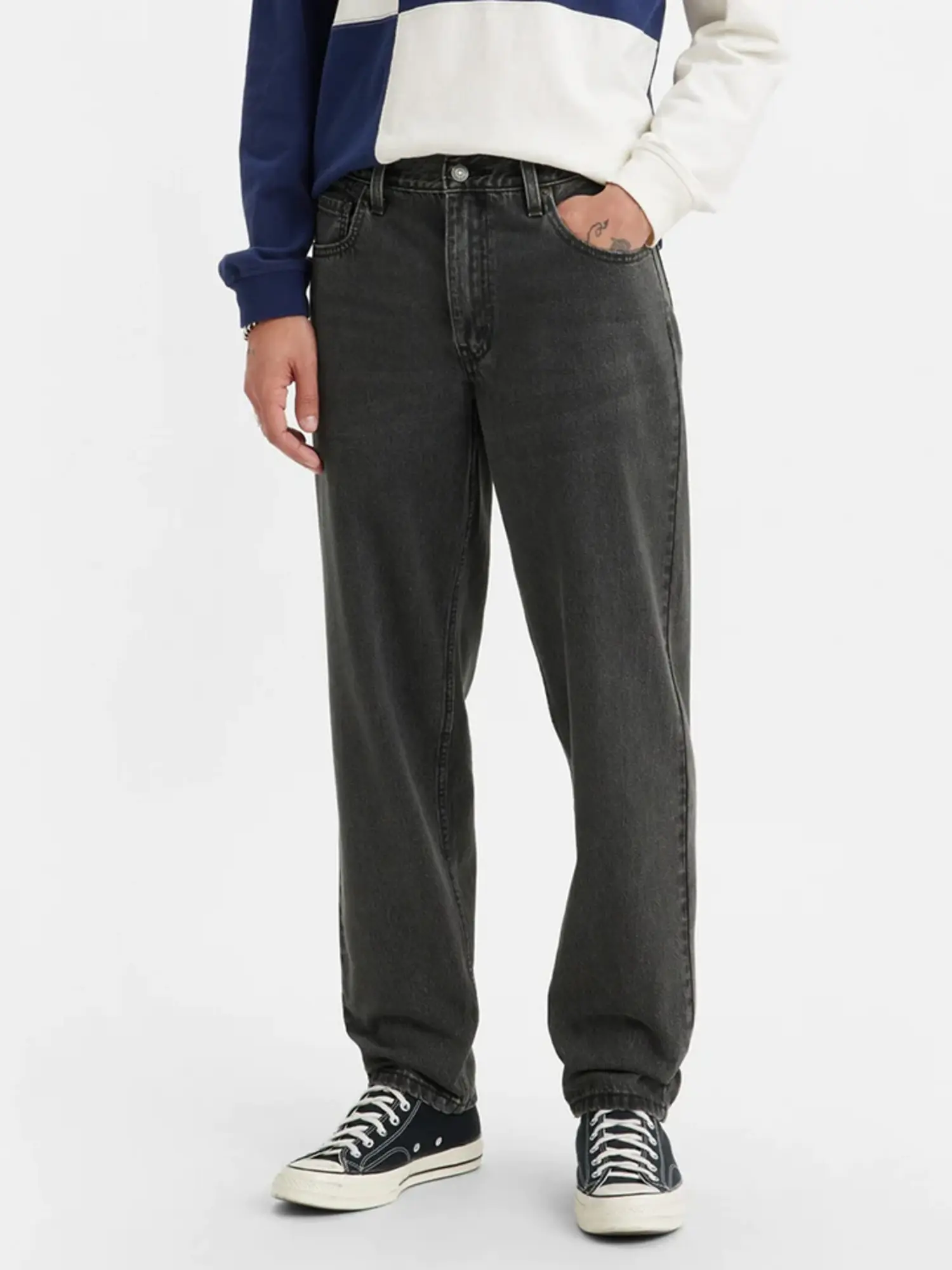 デニム/ジーンズ Levi's 550 '92 RELAXED TAPER GIVING LEVIS - MEN'S 550 '92 RELAXED TAPER GIVING PEACE - Universe Boardshop
