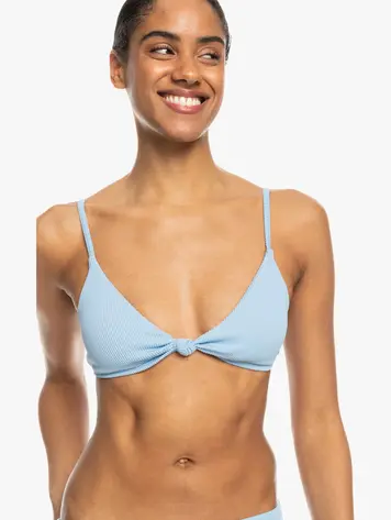 Roxy FEMME ROXY LOVE THE SURF KNOT TOP BEL AIR BLUE