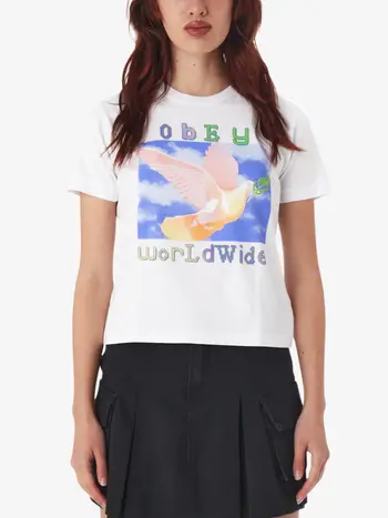 Obey FEMMES DOVE OF PEACE WHITE