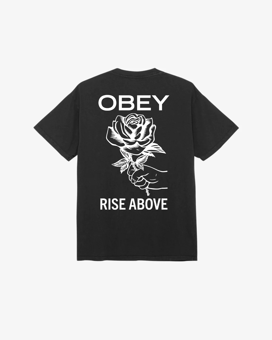 Obey RISE ABOVE ROSE BLACK VINTAGE