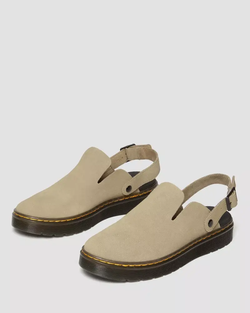 DR MARTENS WOMEN CARLSON SUEDE CASUAL SLINGBACK MULES