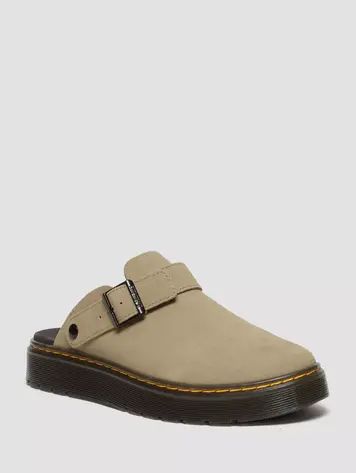 DR MARTENS WOMEN CARLSON SUEDE CASUAL SLINGBACK MULES SAVANNAH TAN