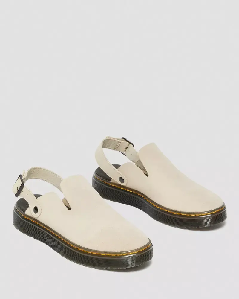 DR MARTENS FEMME CARLSON SUEDE CASUAL SLINGBACK MULES