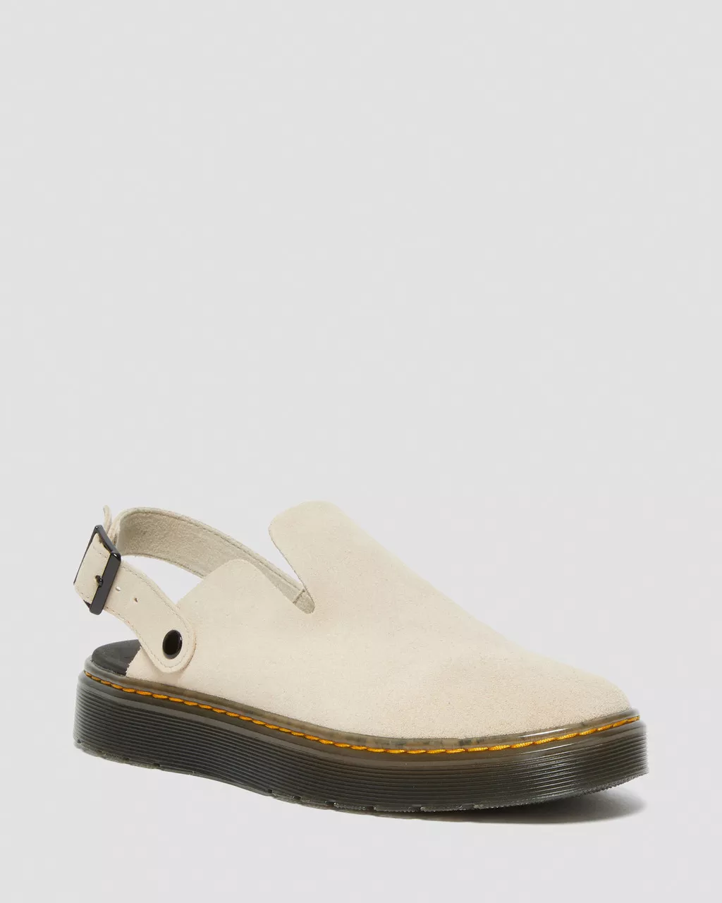DR MARTENS FEMME CARLSON SUEDE CASUAL SLINGBACK MULES SAND
