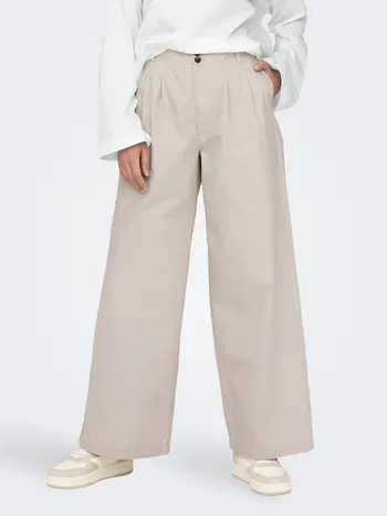Only ETTIE PLEAT WIDE PANTS 32 PUMICE STONE