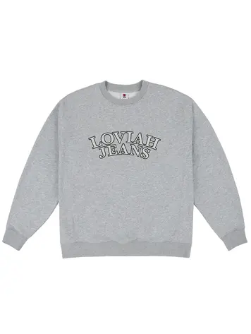 LOVIAH JEANS CREW HEATHER GREY