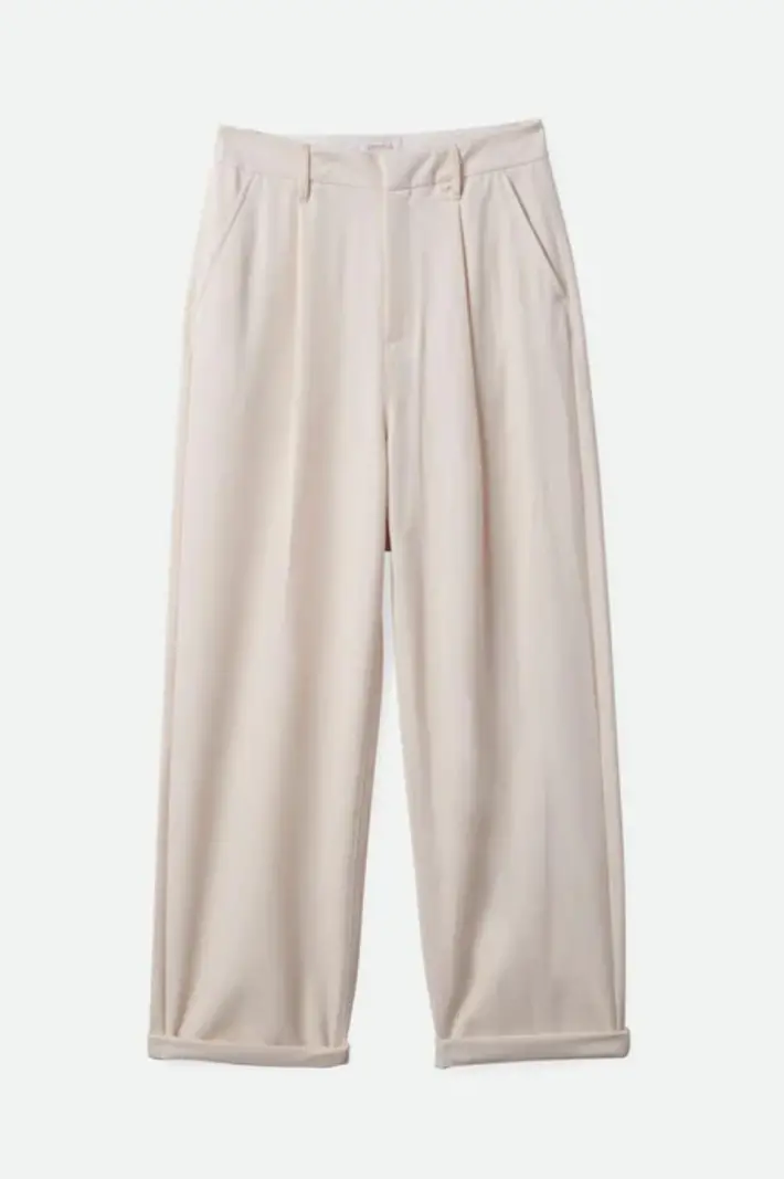 Brixton FEMMES VICTORY TROUSER WHITE SMOKE