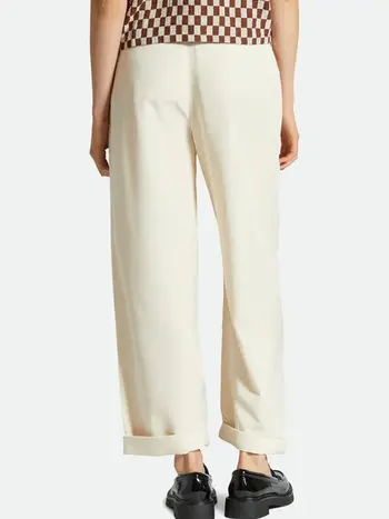 Brixton WOMEN'S VICTORY TROUSER WHITE SMOKE