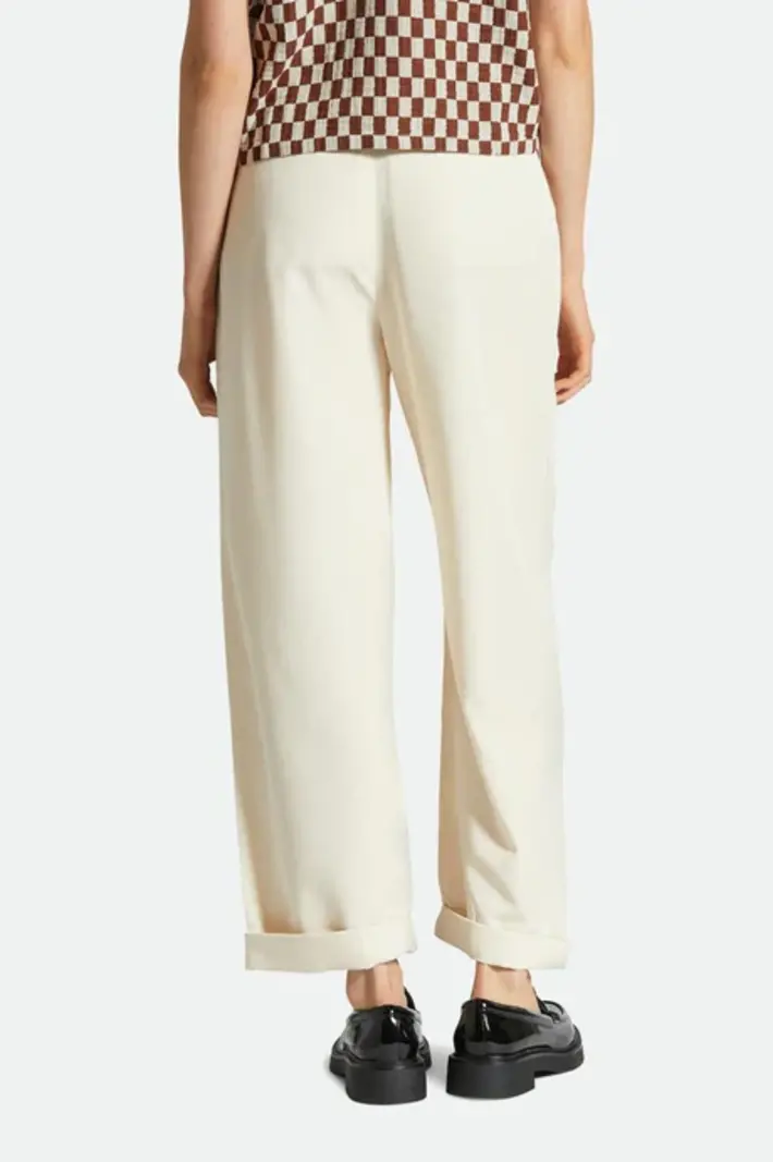 Brixton FEMMES VICTORY TROUSER WHITE SMOKE