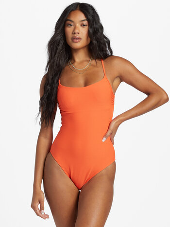 Billabong WOMEN'S TANLINES 1PC CORAL CRAZE