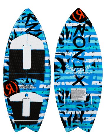 Ronix Wakeboards YOUTH SUPER SONIC SPACE ODYSSEY FISH BLUE/WHITE/BLACK