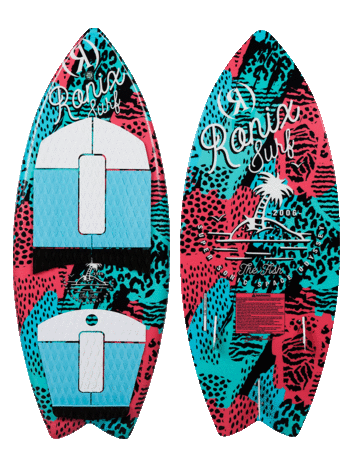 Ronix Wakeboards JUNIOR SUPER SONIC SPACE ODYSSEY FISH CORAL MINT BLACK