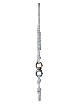 SURF/WAKE SPINNER 2FT ROPE SILVER