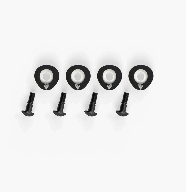 M6 BASELESS BOOT HARDWARE SET OF 4