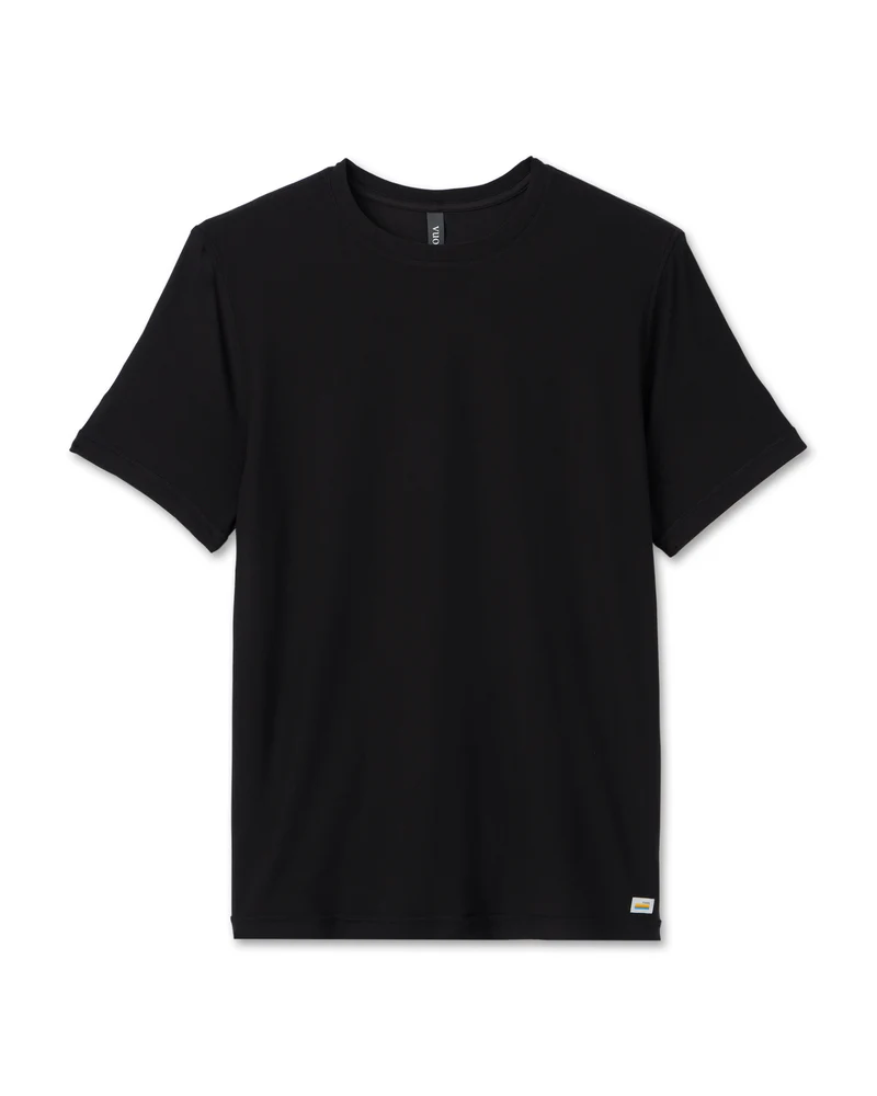 Vuori MEN'S STRATO TECH TEE BLACK