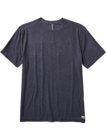 Vuori HOMMES STRATO TECH TEE AZURE HEATHER