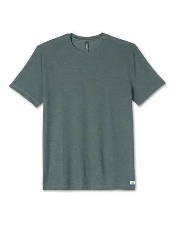 Vuori HOMMES STRATO TECH TEE KASHMIR HEATHER
