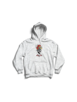 HEH PRISONNIER HOODIE HEATHER GREY