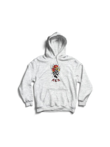 HEH PRISONNIER HOODIE HEATHER GREY