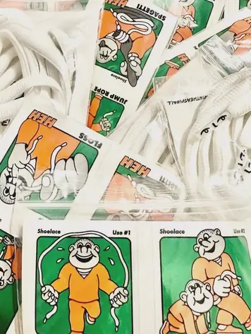 HEH PRISONNIER LACETS WHITE