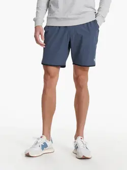 Vuori BANKS AZURE LINEN TEXTURE