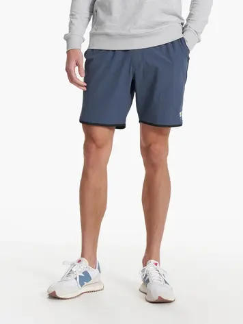 Vuori BANKS AZURE LINEN TEXTURE