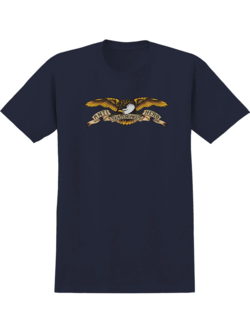 Antihero MEN'S EAGLE T-SHIRT NAVY/BLACK MULTI COLOR PRINT