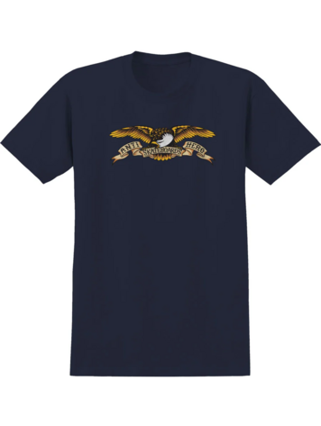 Antihero HOMMES EAGLE T-SHIRT NAVY/BLACK MULTI COLOR PRINT