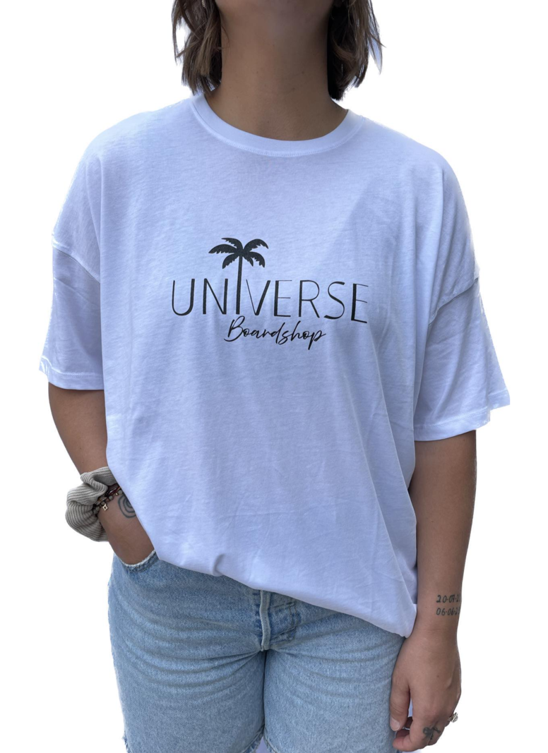 Universe Boardshop WOMEN'S PALMIER 2.0 X ONLY OVERSIZED MAY WHITE