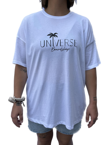 Universe Boardshop FEMMES PALMIER 2.0 X ONLY OVERSIZED MAY WHITE