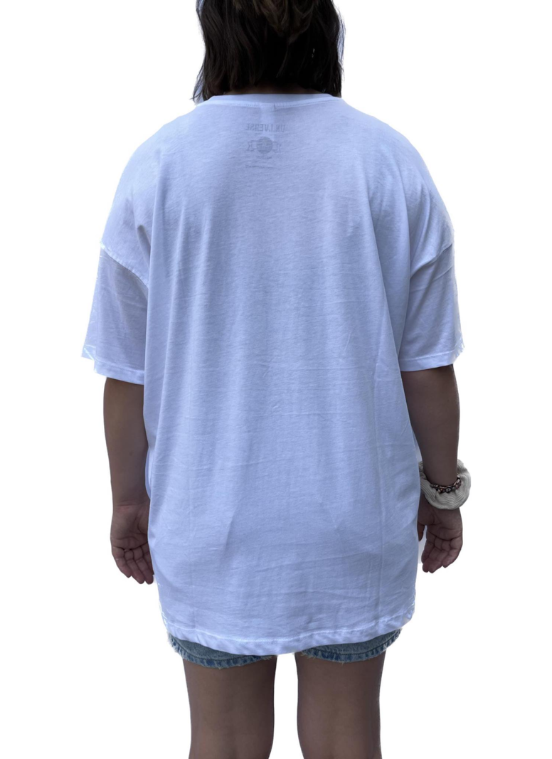 Universe Boardshop FEMMES PALMIER 2.0 X ONLY OVERSIZED MAY WHITE
