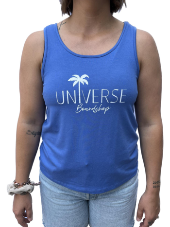 Universe Boardshop FEMMES PALMIER 2.0 ONLY MOSTER TANK TOP BLUE