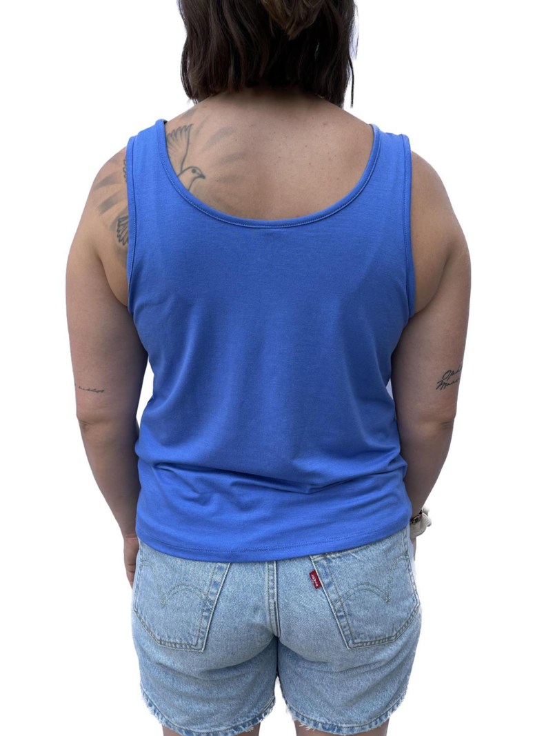 Universe Boardshop FEMMES PALMIER 2.0 ONLY MOSTER TANK TOP BLUE