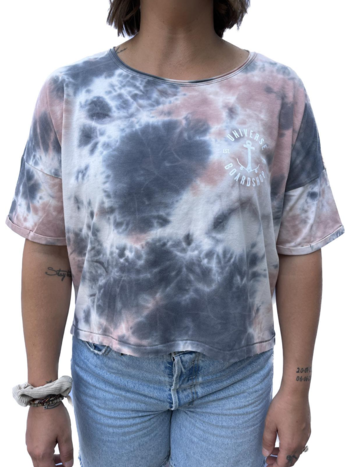 Universe Boardshop FEMMES ANCRE ONLY LOOSE TYE-DYE PINK